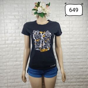 yu.com limited edition large junior black shirt